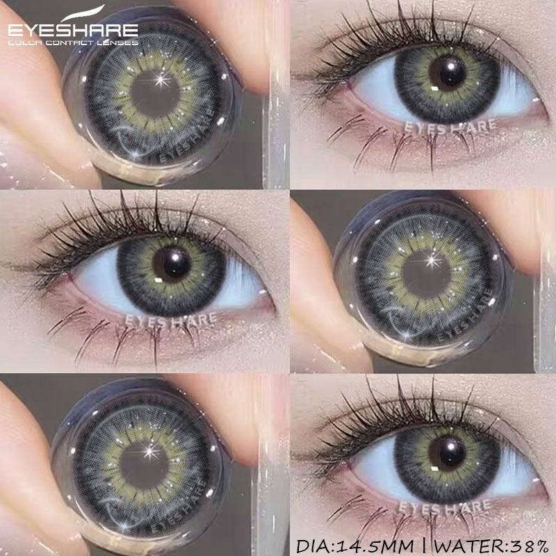 

1 пара натуральных серых линз для глаз, цветные контактные линзы, голубые линзы, контакты для зеленых глаз, красота зрачков, линзы для использования в течение 6 месяцев 0 фиолетовый