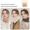 JIUMU Women's 100% Pure Wool Warm Neck Scarf