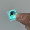 Keyboard Fidget Toy with LED Light Stress Relief Decompression Button Finger Clicker Sensory Toy Travel Office School Focus Aid Keyboard Keychain