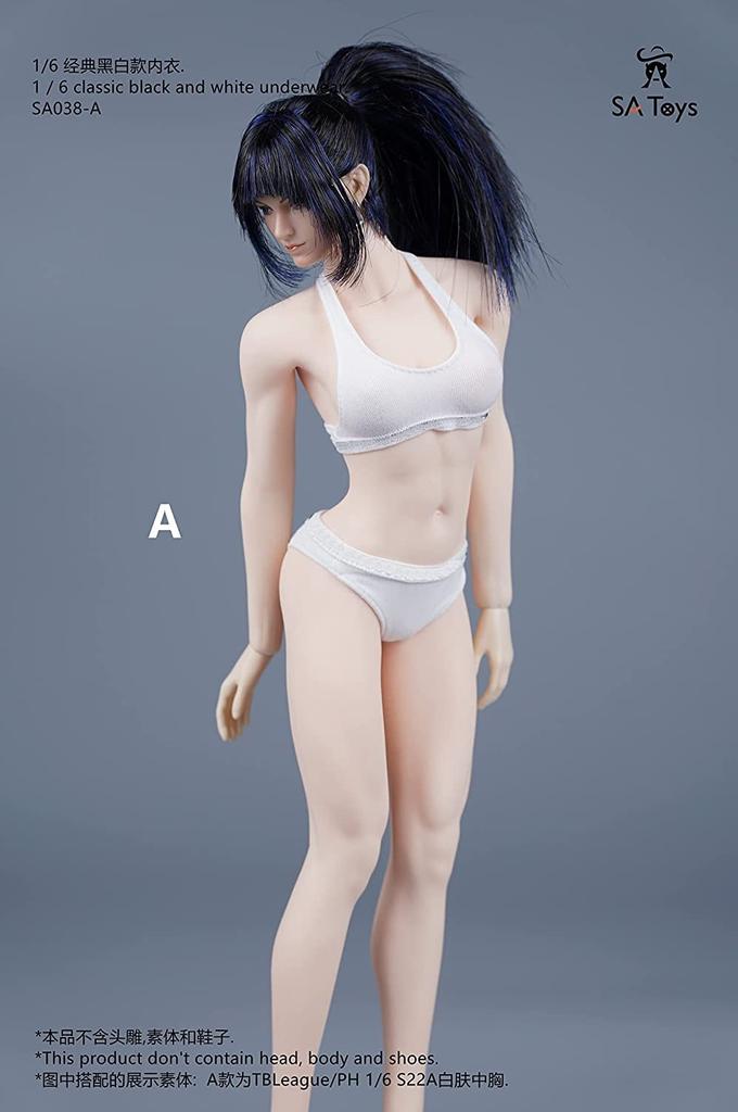 SA Toys SA038A Classic Bra and Panties for Scale Action Figures and Shoes Not [TOYBARJAPAN] 1/6 (Body, Head, Included)