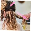 25Pcs Hair Root Fluffy Resin Perm Rods No Trace Light Weight Perm Hair Curler Clip Bangs Fixed Shape Hair Roller Clip
