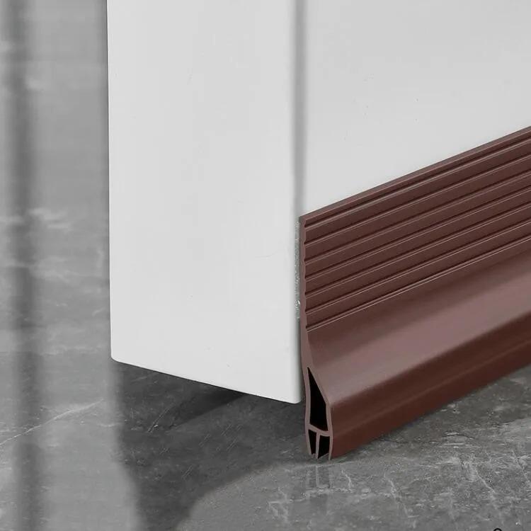 1PC 1m/39.37inch Door Bottom Seal Strip Flexible Windproof Insect-proof Noise Reduction Home Draft Stopper Tear-resistant Seal B