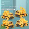 1Pcs Inertia Simulation Truck Toy Engineering Military Fire Sanitation Vehicle With Big Tire For Kids Play Birthday Gift