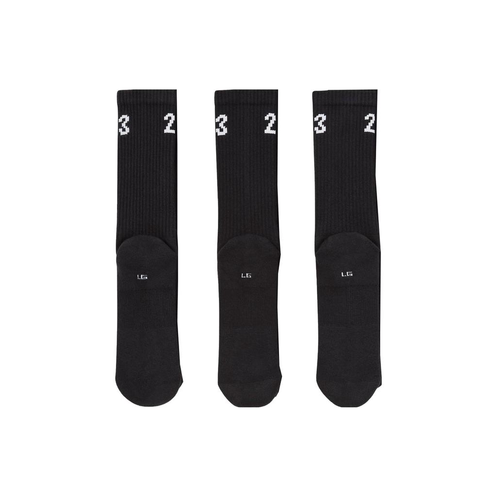 Air Jordan Essentials Crew Socks 'Black' Men's DA5718-010