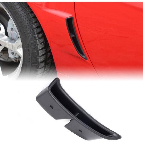 Boční větrací mřížky blatníku auta kompatibilní s Chevy Corvette C6 2005-2013, Nasávací mřížka otvoru pro proudění vzduchu, Spoiler C6 Náhradní díl