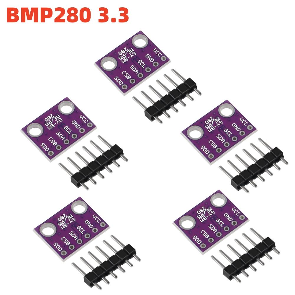 5pcs High Precision BMP280-3.3 Atmospheric Pressure Sensor Module Altimeter BMP280-3.3