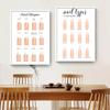 Fashion Makeup Polish Nail Types Illustration Nordic Print Posters Canvas Painting Wall Art Pictures For Bedroom Store Decor