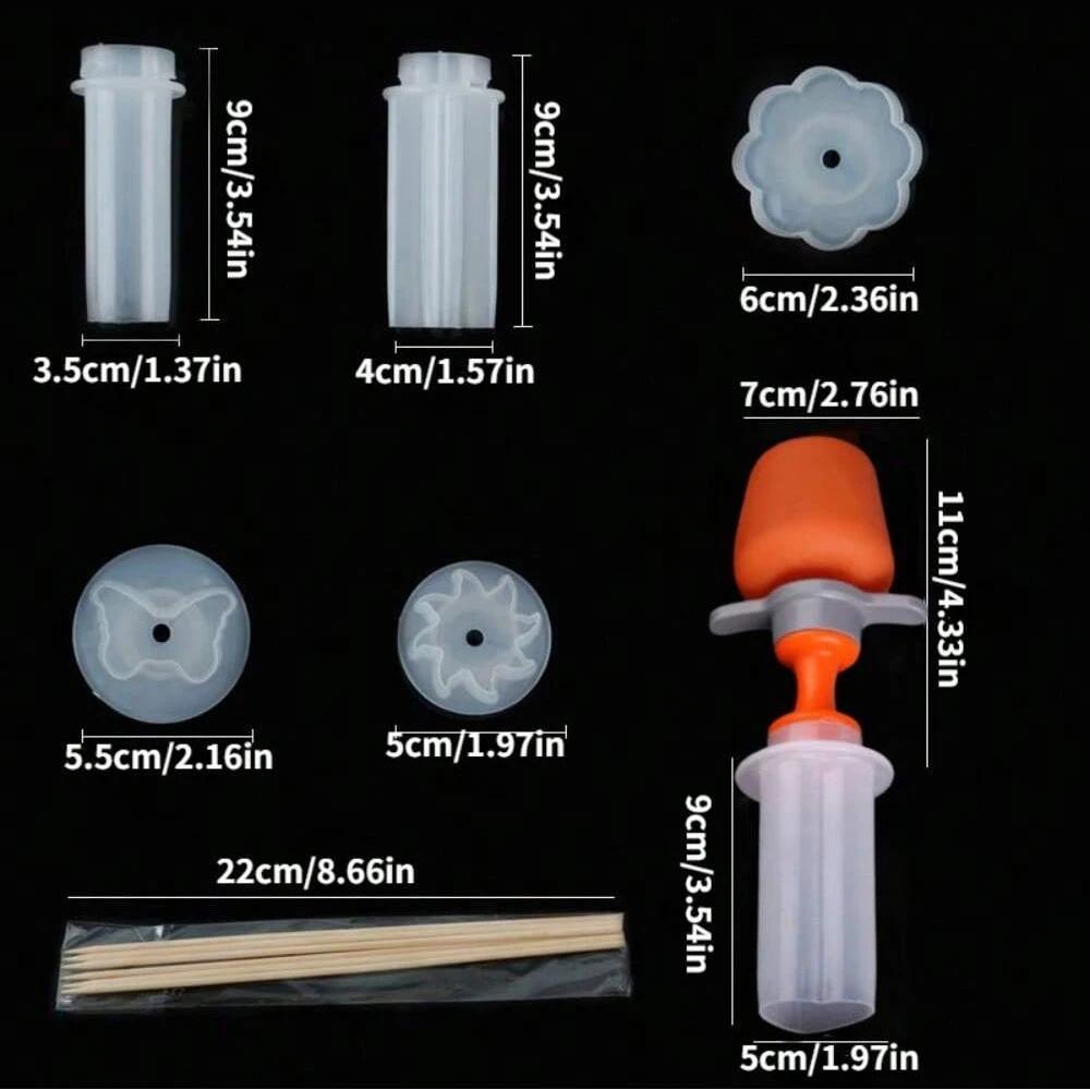 

6 шт. Пластиковый резак для фруктов, слайсер, креативная кулинария, украшения для овощей, фруктовые салаты, карвинг, кухонные принадлежности