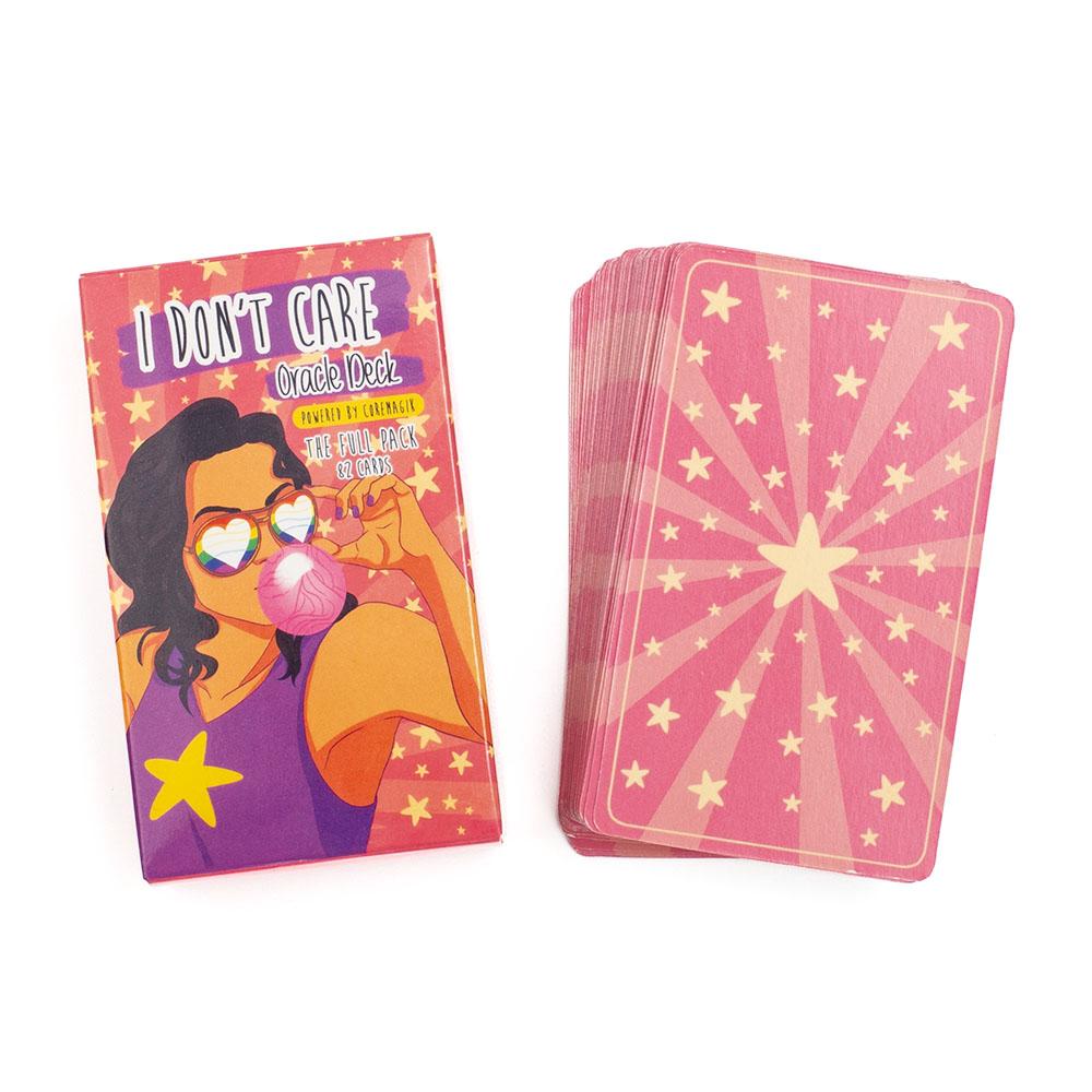 I DON'T CARE Oracle Deck 10.3*6CM Fortune Telling Divination Tarot Card