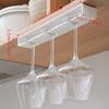 Non-drilled Bar Wine Glass Rack Cup Holder in Kitchen and Dining Room Upside-down Racks for Household Wine Glasses Organizador
