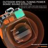 Mini Speaker Smart Wireless Audio Equipment with Touchscreen & HD Sound & LED Lights Bluetooth5.4 for Home Outdoor Party Camping
