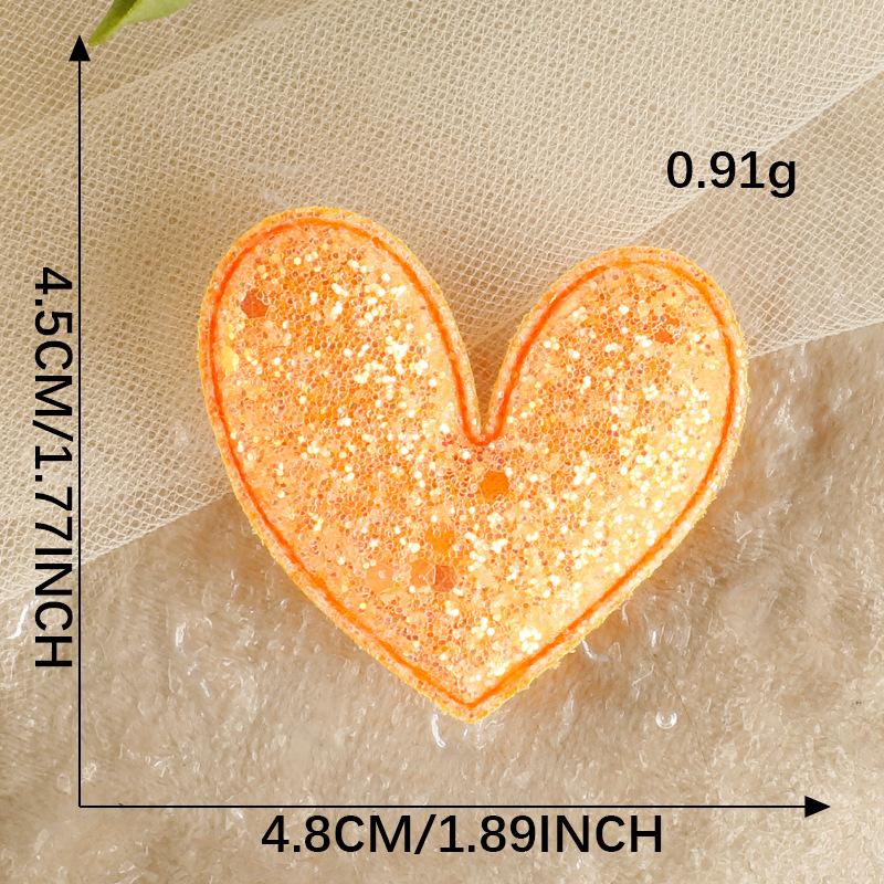 Duoku Three-Dimensional Love Badge Embroidery Sticker Sequins Love Accessories Hairpin Cloth Label Clothing Accessories Patch Cloth Sticker
