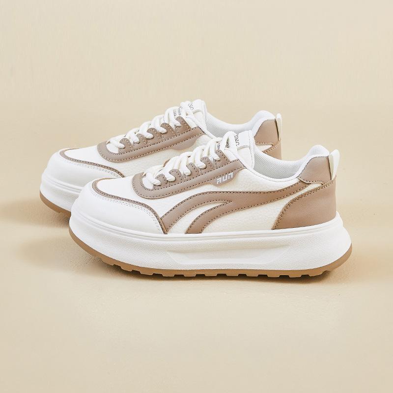 Muffin thick baseplate shoes women's shoes spring new versatile soft sole heightening sports and leisure shoes