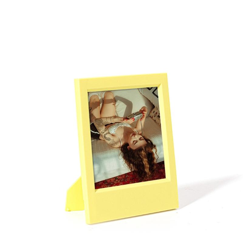 Reusable Resin Picture Frame 5Inch Vertical Or Horizontal Display Minimalists Photo Holder Frame For Gift And Room Decors