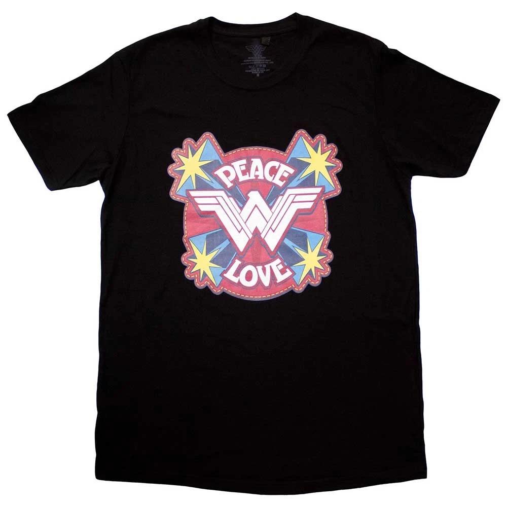 Dc Comics Wonder Unisex Peace Love Licensed Tshirt Unisexs L