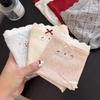 Japanese Cute Story Kids' Cotton Underwear for Girls, Antibacterial, Extended Crotch, Mid-Waist Briefs