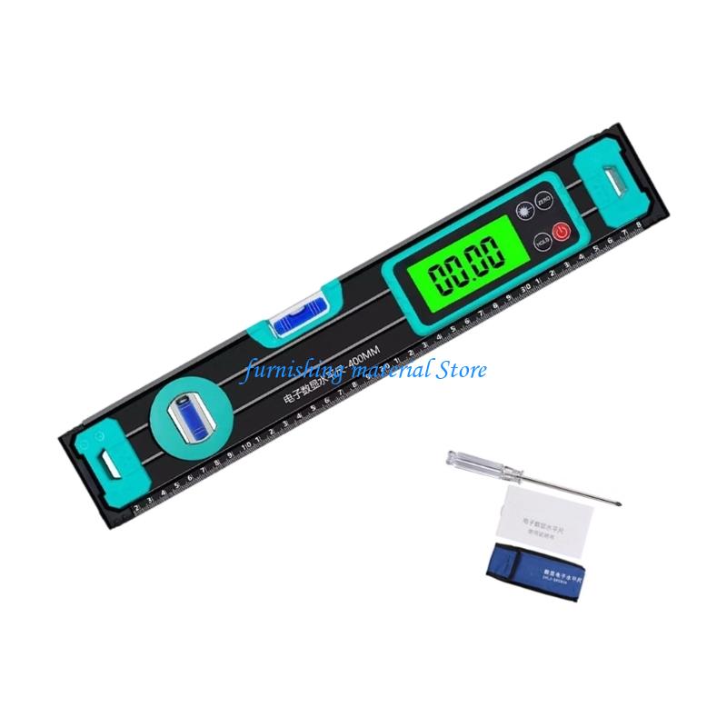 Y5GD Bubble Level Angles Finders Digital Level Ruler Protractor with Data Hold Function LCD Display Electronic Inclinometer