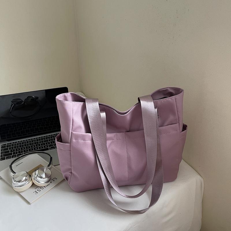 New Fashi Versatile Large Capacity Tote Bag for Women Oxford Canvas Crossbody Bag Handbag Shoulder Bag Commuter Student