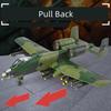 1/72 A-10 Thunderbolt II Fighter Toy Plane Aircraft Model Diecast Metal Airplane Miniature Unique Collection Gift for Children