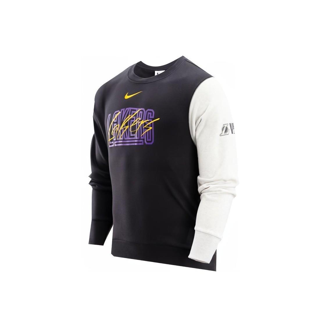 Nike large letter logo printed sports American-style men s sweatshirt in black L