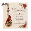 Stylish Key Holder for Women Christmas Keychain with Blessing Greeting Card, Vintage Metal Holiday Party Decoration Gift Charm Pendant, Bag Accessory,