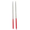 Industrial Diamond Files Silver Tone + Red 2 Pcs 3 X 140 Mm
