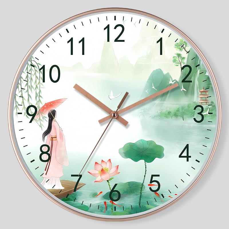 12 Inch 30CM Silent Wall Clock, Creative and Fashionable, Modern Home Clock, Living Room Simple Clock