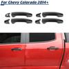 Carbon Fiber Door Handle Trim Cover Decor For Chevy ColoradoGMC Canyon 2015+