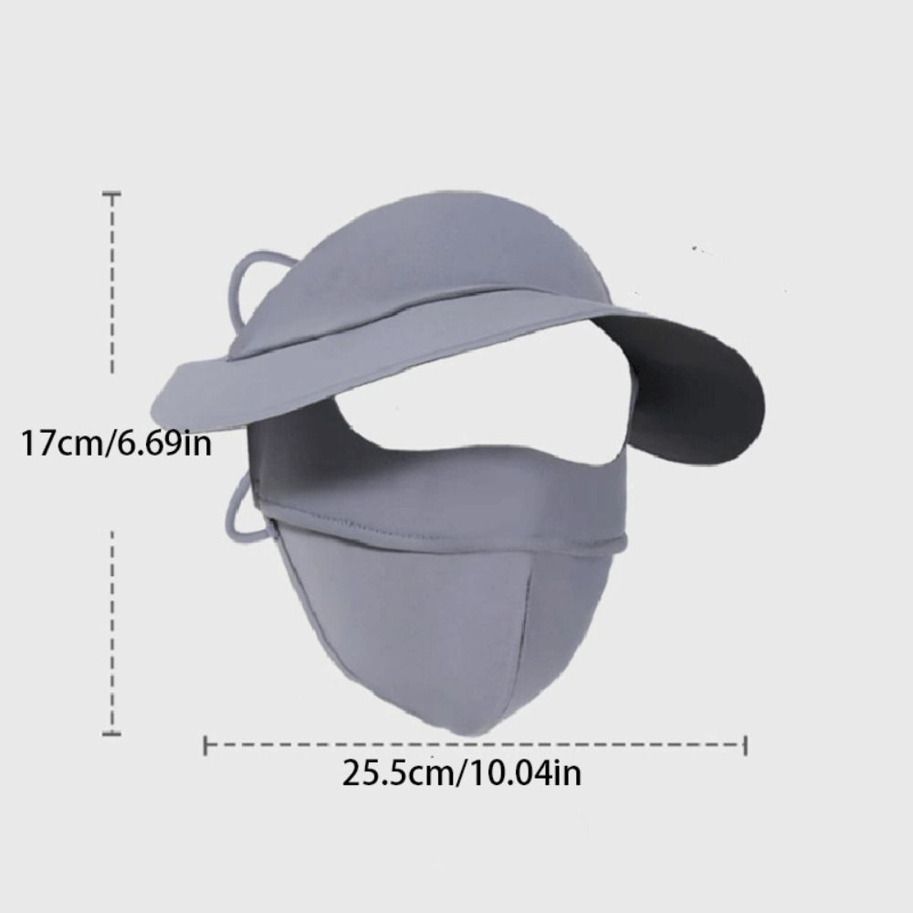 Sunscreen Face Scarf Ice Silk Mask Summer Face Gini Mask Breathable Face Cover  Sports