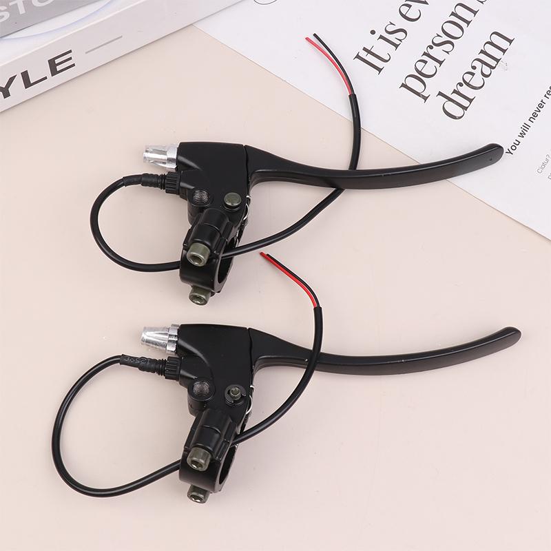 1 Pair E-Bike Rear Brake Lever Electric Bicycle Brake Handle Cycling Bike Accessory Riding Brake Tools
