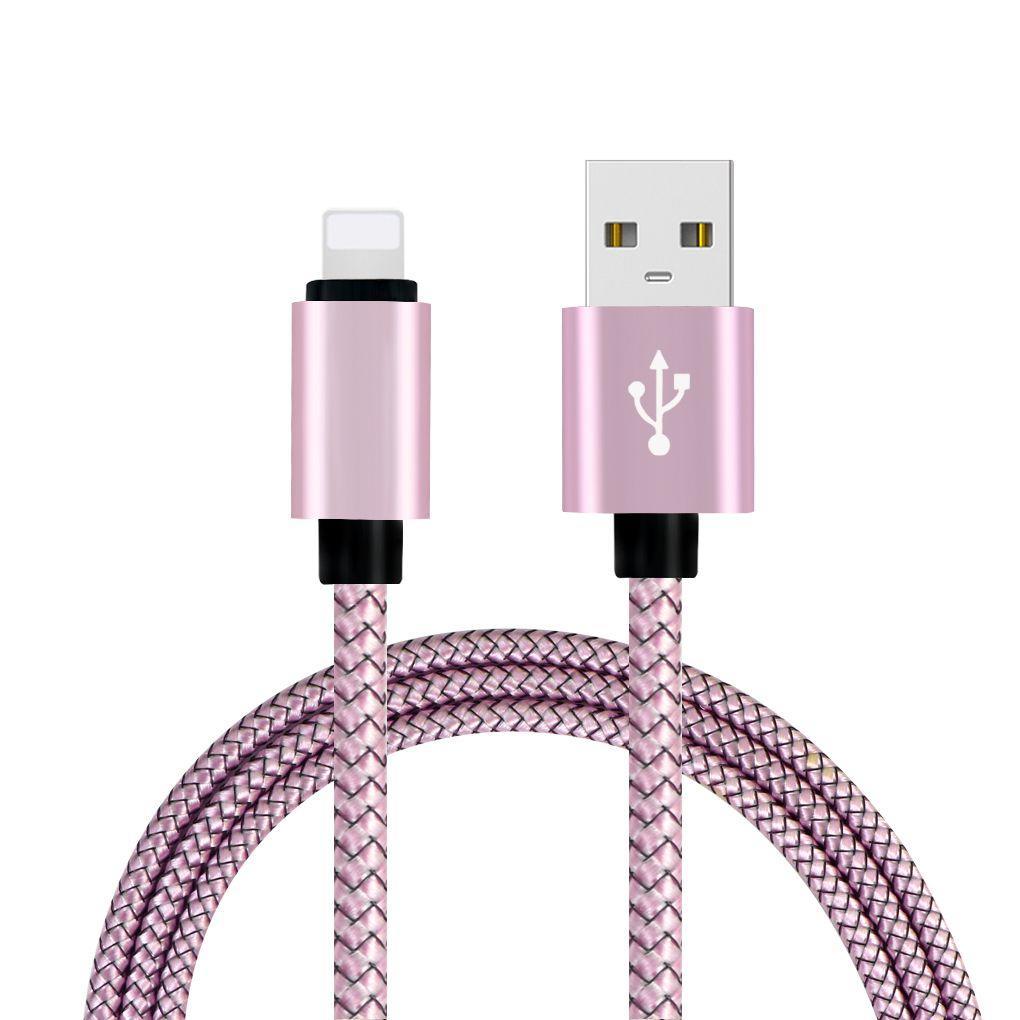 

2M Durable Charging Cable USB C Type-C Charger Wire для Samsung Galaxy S20 FE S21 Ultra A52 A72 A21s A42 A32 5G A50 A70 A51 A71 A12 1m рожевий