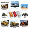 High Visibility 16 LED Truck Side Lights Durable Waterproof Side Light Rapid Flashing for Clear Directional Signals