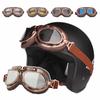 Dustproof Motorcycle Goggles UV Protection Off-Road Eyewear Retro Pilot Goggles  Motorcycle Riding