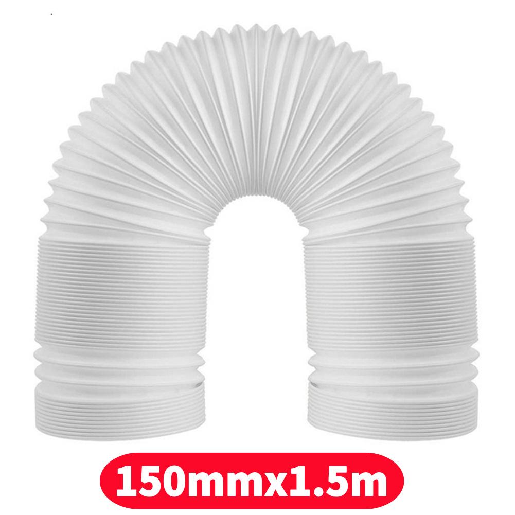 Portable Air Conditioner Window Vent Kit 1.5/2M AC Exhaust Hose Universal Coupler Adjustable Window Seal Duct Extension Pipes