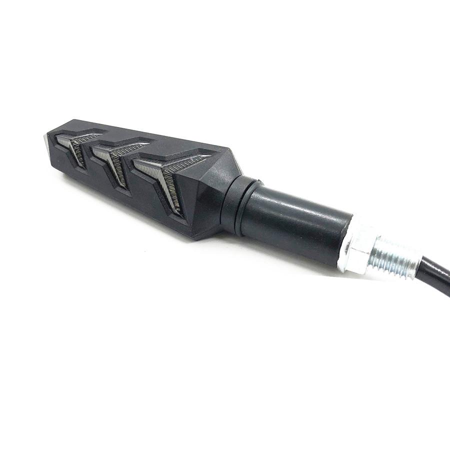 Pair Flowing Universal Motorcycle Motorbike Turn Signal Indicator Light