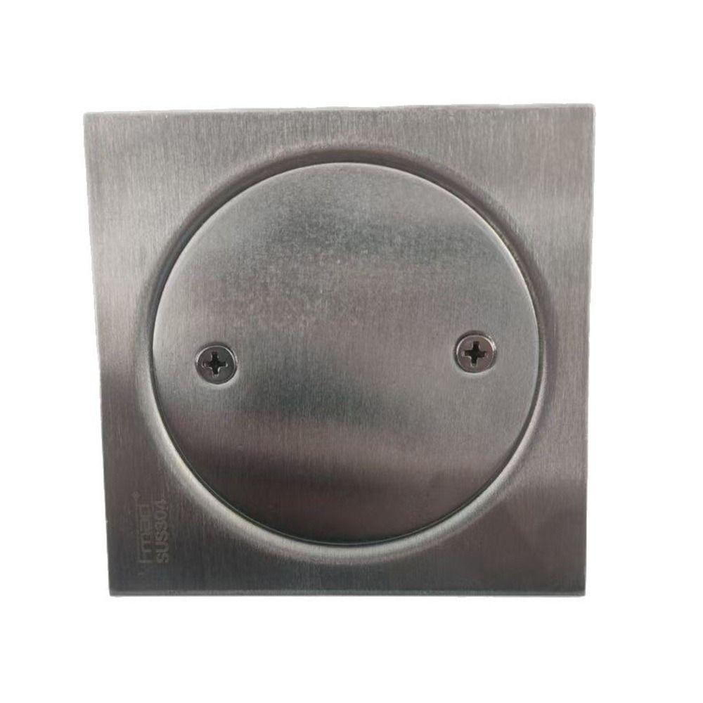 Square Shower Floor Drain with Cleaning Port Drainage Port Durable Cleanout  Floor Drain  Bathroom