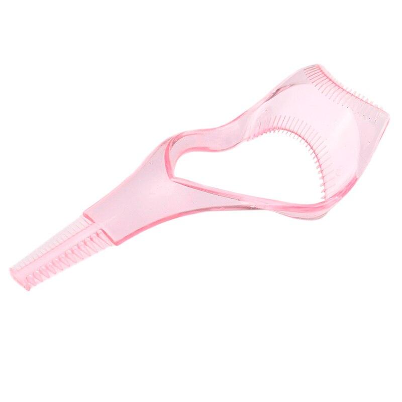 3 w 1 makijaż tusz do rzęs osłona tarczy lokówka aplikator grzebień przewodnik karta makijaż uroda narzędzie kosmetyczne narzędzia do rzęs