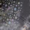 Tomoni Shell Light Winter Snowflake Sweater Nail Stickers - Translucent Christmas Nail Art Decals