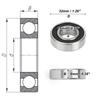 Motoforti 6002DDU Deep Groove Ball Bearings P0 15x32x9mm Lubricated Bearings Double Rubber Seal Scooter Skateboard Wheel
