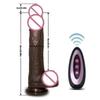 Realistischer Teleskop-Vibrationsdildo mit APP-Fernbedienung G-Punkt-Massagegerät Analer weiblicher Masturbator Erwachsenen-Sexspielzeug