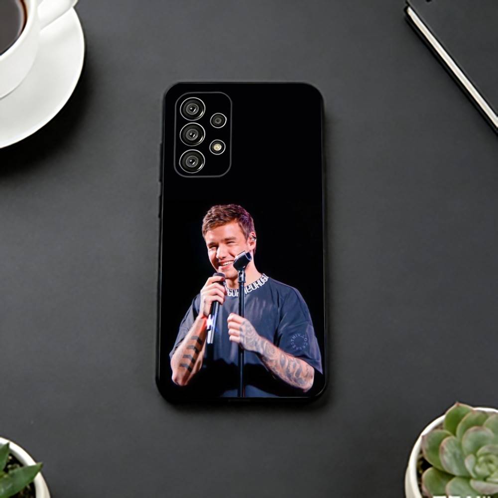 S-Singer L-Liam Payne Phone Case For Samsung S25,S24,S21,S22,S23,S30,Ultra,S20,Plus,Fe,Lite,Note,10,Black Cover