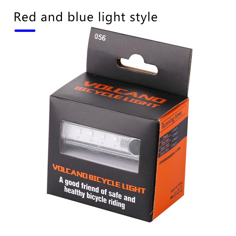 

Задний фонарь для велосипеда, перезаряжаемый через USB красный светодиод, яркие задние фонари подходят для любого велосипеда/шлема, легко устанавливаются для безопасности езды на велосипеде