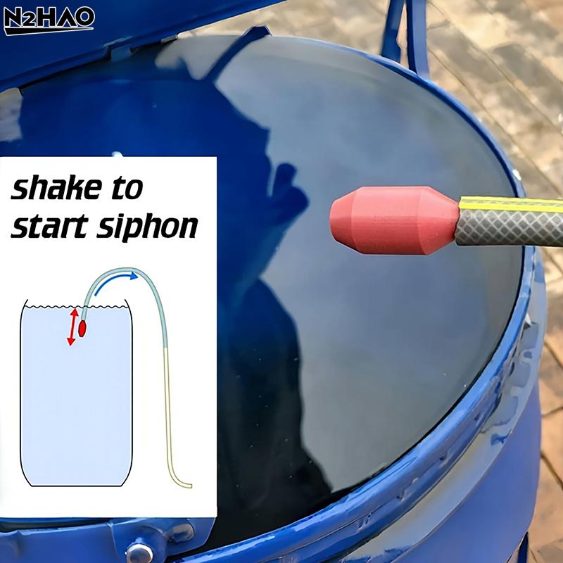 1/5Pc Self-Priming Siphon Pump For Water Manual ShakeOperated Automatic Garden Hose Drainage ToolFor Yard Pool Aquarium Transfer