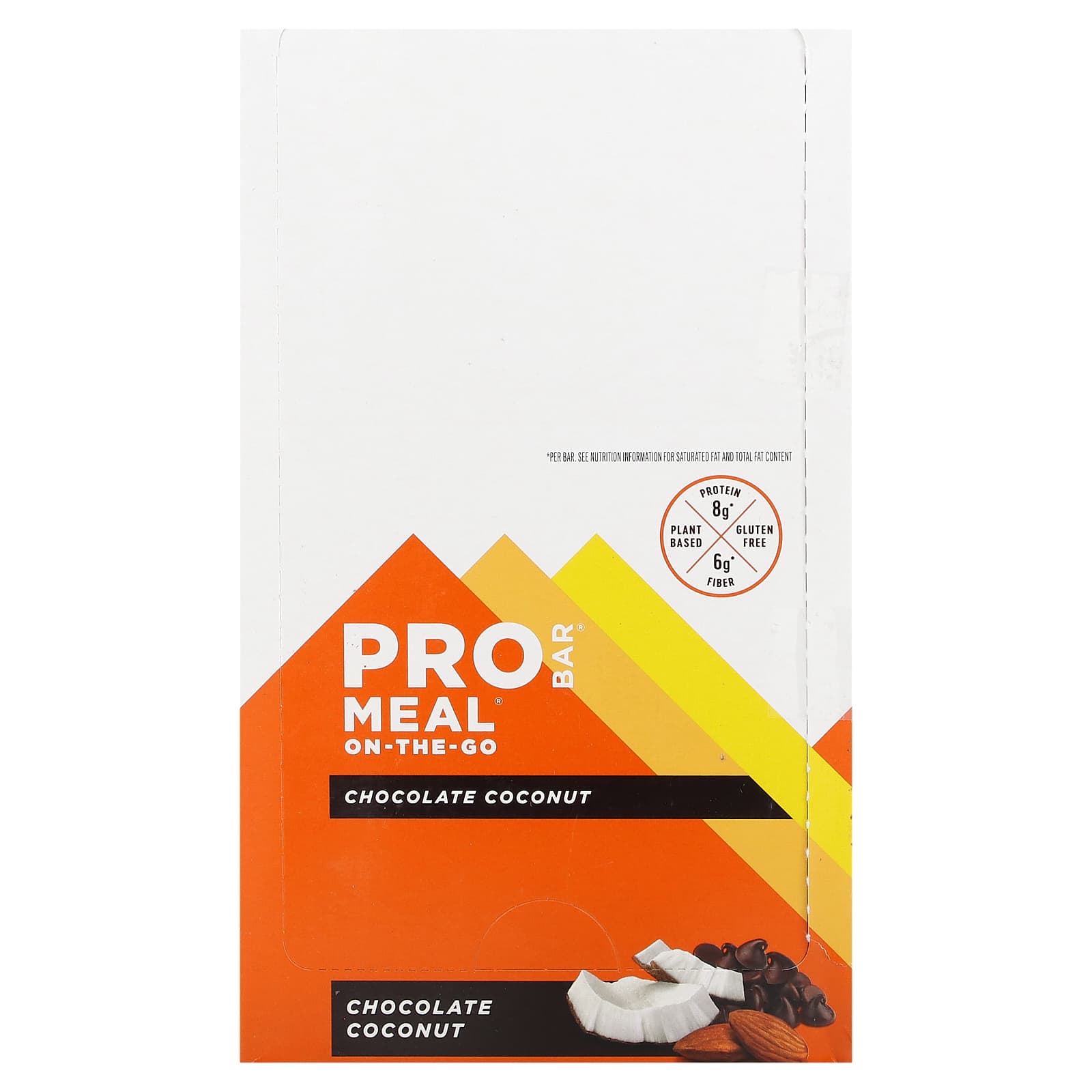 

ProBar, Батончик для перекусу, Шоколад-Кокос, 12 батончиків, 3 унції (85 гр) Кожен