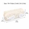 Multifunctional Star Print Pencil Case With Wings Decor Large Capacity Pen Bag Stationery Pouch Back To School
