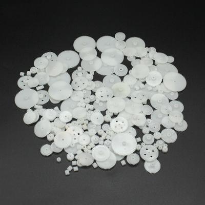 200PCS Mixed Plastic Gear Bag Motor Motor Transmission Gear 0.5 Mold DIY Handmade Toy Accessories