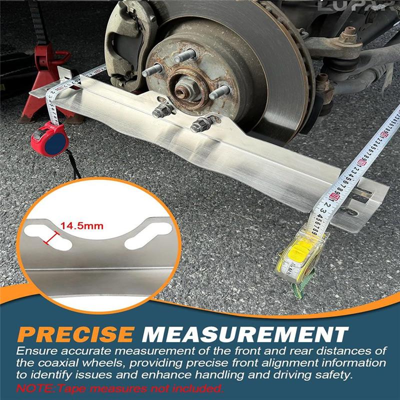 H5-Car Truck Universal Heavy Duty Toe Alignment Tool Plates Stainless Wheel Alignment Tool Plate Accurate Measurements