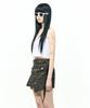 Eipeuleonwei Camo Pleated Wrap Skirt