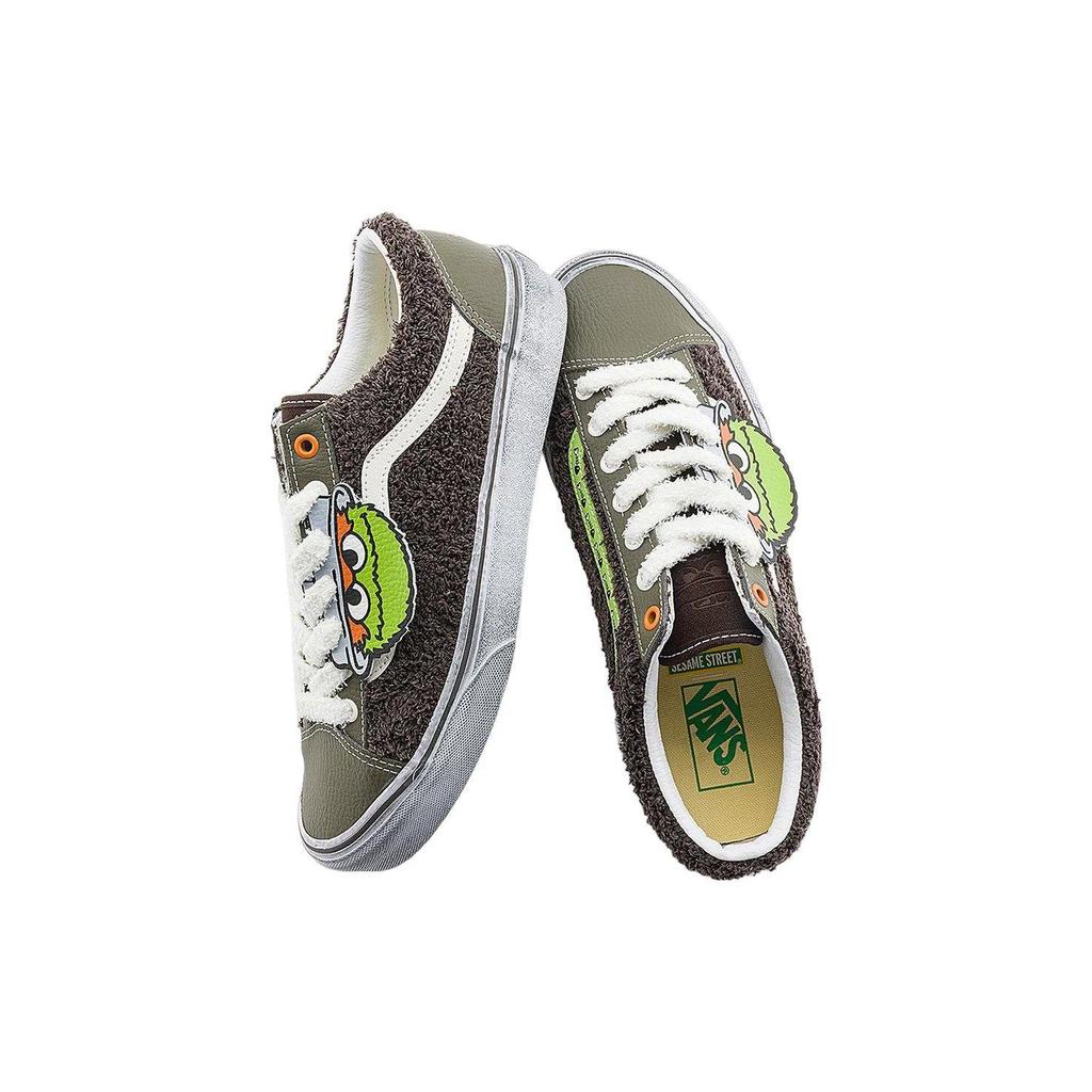Vans X Sesame Street Style 36 Unisex Marrone Verde Oliva VN0A54F6YJ7