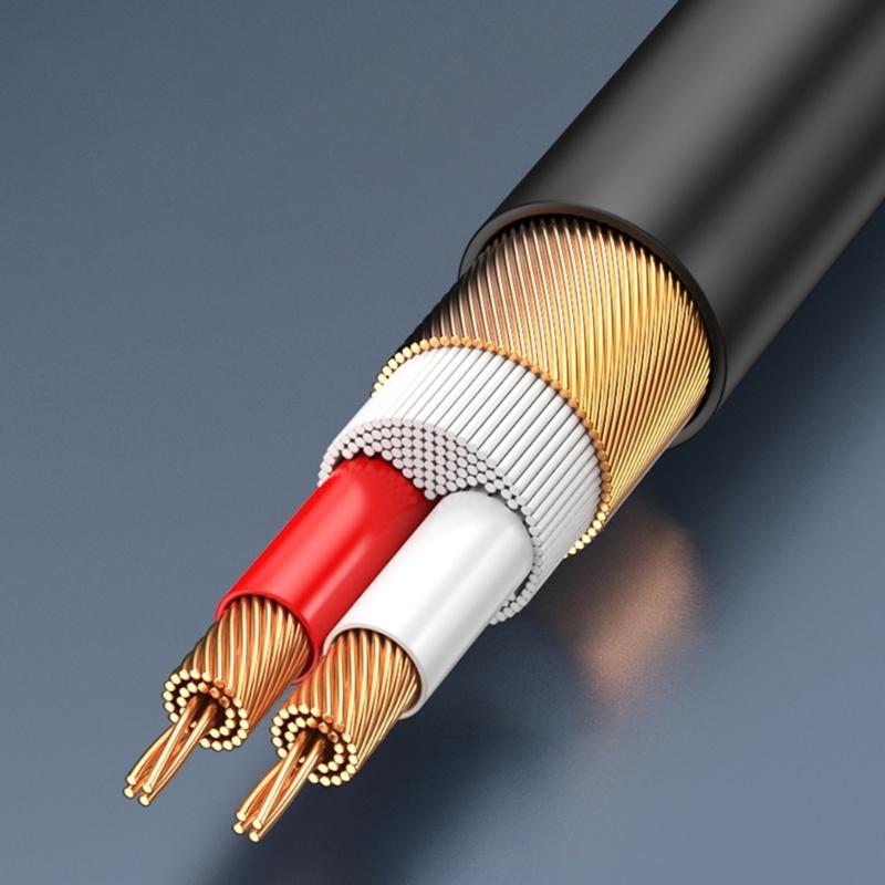 3Pin Microphone Extension Cable Adapter 3Pin Female to Male 3Pin Microphone Connectors for Speakers Mixer Amplifier